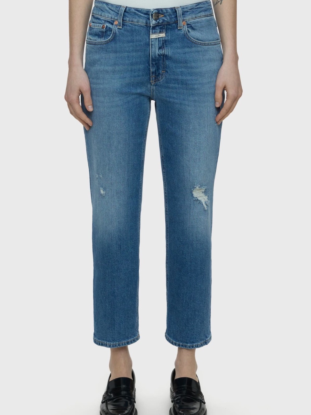 Closed
Milo High Waist Ankle Slim Organic Cotton Jean